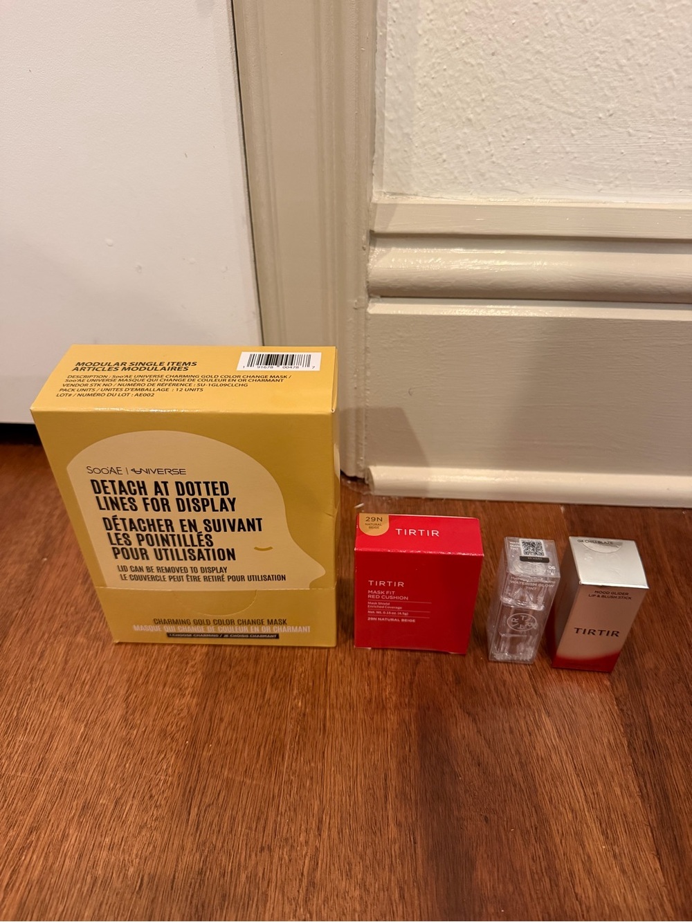 Korean skincare, masks, tirtir foundation, and color adapting blush/lippy